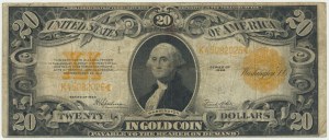 USA, Gold Certificate, 20 Dollars 1922 - Speelman & White -
