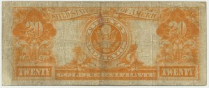USA, Gold Certificate, 20 Dollars 1922 - Speelman & White -
