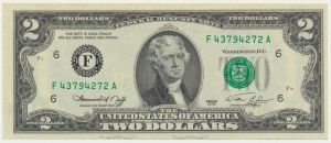 USA, Green Seal, Atlanta, 2 Dollars 1976 - F - Neff & Simon -
