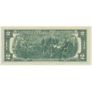 USA, Green Seal, Atlanta, 2 dolary 1976 - F - Neff & Simon -