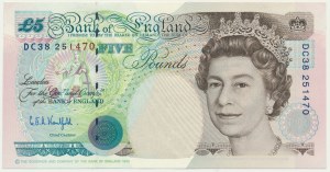 Great Britain, 5 Pounds 1990 - Kentfield