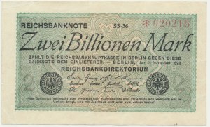 Germany, 2 billion Mark 1923