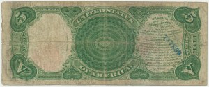 USA, Red Seal, 5 Dollars 1907 - Speelman & White -