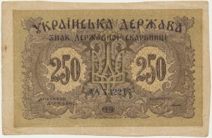 Ukraine, 250 escarboucles 1918