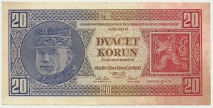 Czechoslovakia, 20 Korun 1926