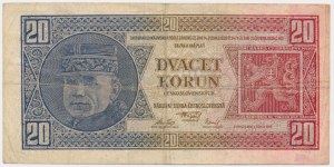 Czechoslovakia, 20 Korun 1926
