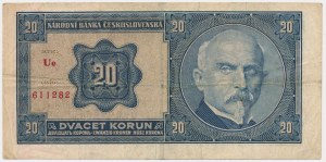 Czechoslovakia, 20 Korun 1926