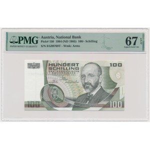 Austria, 100 Shillings 1984 - PMG 67 EPQ