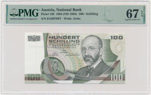Autriche, 100 shillings 1984 - PMG 67 EPQ