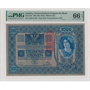 Austria, 1.000 Kronen (1919) Austro-Hungarian 1902 - PMG 66 EPQ