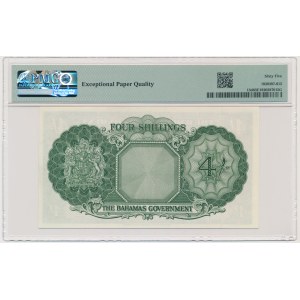 Bahamas, 4 Shillings 1936 (1963) - PMG 65 EPQ