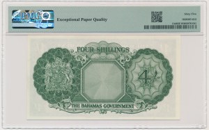 Bahamas, 4 Shillings 1936 (1963) - PMG 65 EPQ