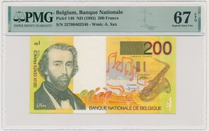 Belgium, 200 Francs (1995) - PMG 67 EPQ