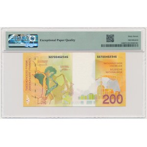 Belgium, 200 Francs (1995) - PMG 67 EPQ