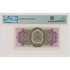 Bermuda, 5 Shillings 1957 - PMG 66 EPQ