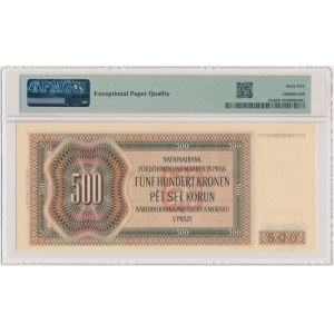 Bohemia and Moravia, 500 Korun 1942 - PMG 65 EPQ