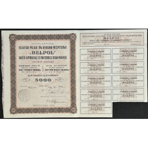 Belgijsko-Polskie Towarzystwo Handlowo-Przemysłowe Belpol S.A., 10 x 500 mkp, 1921