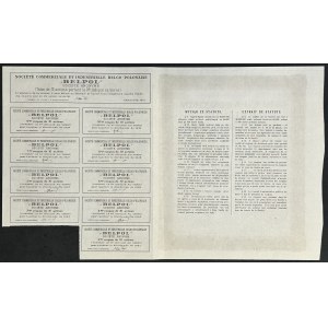 Belgijsko-Polskie Towarzystwo Handlowo-Przemysłowe Belpol S.A., 10 x 500 mkp, 1921