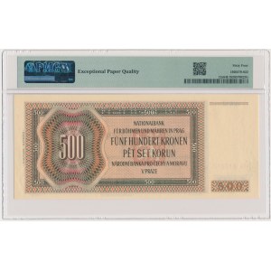 Bohemia and Moravia, 500 Korun 1942 - SPECIMEN - PMG 64 EPQ