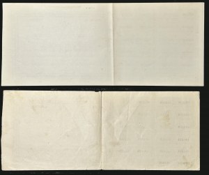 Opatówek Cloth Factory formerly Fiedler S.A., 2 x 500 mkp and 10 x 500 mkp, Issue III - set of 2 pcs.