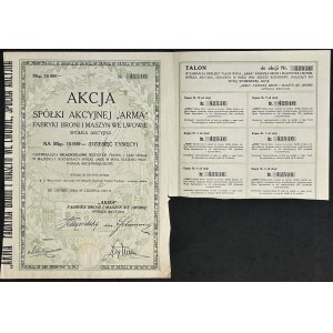Fabryki Broni i Maszyn Arma S.A., 10.000 mkp 1923 - na okaziciela