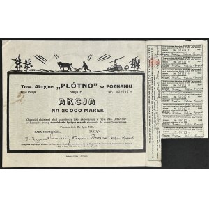 Płótno S.A., 20.000 mkp, Emisja III