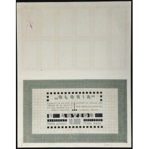 Gloria Fabryka Świec i Wyrobów Woskowych S.A., 10.000 mkp 1923