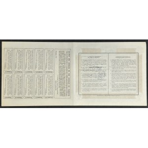Towarzystwo Akcyjne Warszawskich Dróg Żelaznych Dojazdowych, 50 x 320 zł, Emisja I