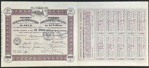 Towarzystwo Akcyjne Warszawskich Dróg Żelaznych Dojazdowych, 25 x 320 zloty, Issue I