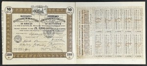 Towarzystwo Akcyjne Warszawskich Dróg Żelaznych Dojazdowych, 10 x 320 zloty, Issue I