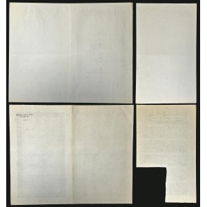 Fabryka Kapeluszy S.A. w Myślenicach, 10 x 500 mkp 1921, Emisja A, Ser. XI oraz 5 x 500 mkp 1922, Emisja B, Ser. VII - zestaw 2 szt.