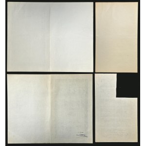 Fabryka Kapeluszy S.A. w Myślenicach, 500 mkp 1922, Emisja B, Ser. II oraz 5 x 500 mkp 1921, Emisja A, Ser. IV - zestaw 2 szt.
