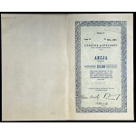 Fabryka Kapeluszy S.A. w Myślenicach, 500 mkp 1922, Emisja B, Ser. II oraz 5 x 500 mkp 1921, Emisja A, Ser. IV - zestaw 2 szt.