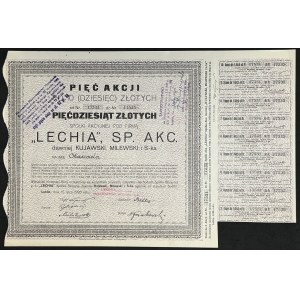 Lechia S.A., 5 x 10 zł