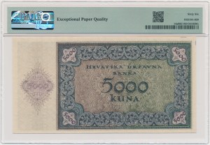 Croatia, 5.000 Kuna 1943 - PMG 66 EPQ