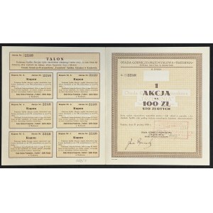 Osada Górniczo-Przemysłowa Trzebinia S.A., 100 zł 1938, Emisja II