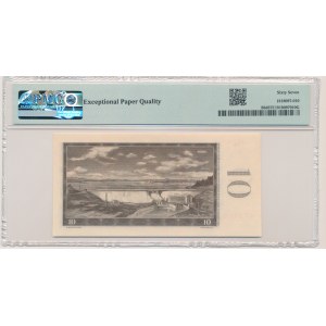 Czechoslovakia, 10 Korun 1960 - PMG 67 EPQ