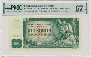Czechoslovakia, 100 Korun 1961 - PMG 67 EPQ