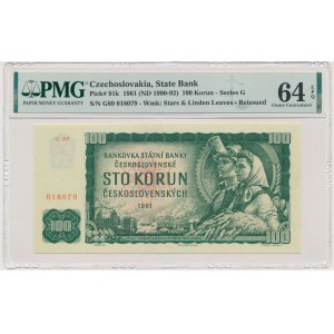 Czechoslovakia, 100 Korun 1961 - PMG 64 EPQ