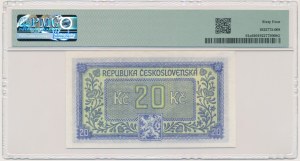 Czechoslovakia, 20 Korun (1945) - PMG 64