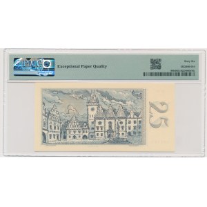 Czechoslovakia, 25 Korun 1961 - PMG 66 EPQ
