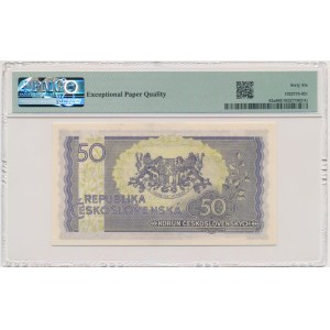 Czechoslovakia, 50 Korun (1945) - PMG 66 EPQ