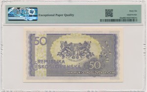 Czechoslovakia, 50 Korun (1945) - PMG 66 EPQ