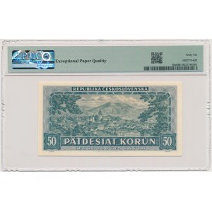 Czechoslovakia, 50 Korun 1948 - PMG 66 EPQ