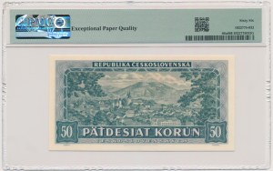 Czechoslovakia, 50 Korun 1948 - PMG 66 EPQ