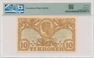 Danemark, 10 couronnes 1943 - PMG 65 EPQ
