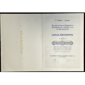 Płaszowska Fabryka Dachówek i Cegieł S.A., 5 x 200 zł 1926