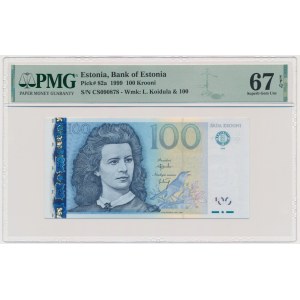 Estonia, 100 koron 1999 - PMG 67 EPQ