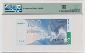 Estonie, 100 couronnes 1999 - PMG 67 EPQ