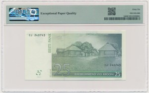 Estonia, 25 Kroner 2002 - PMG 66 EPQ